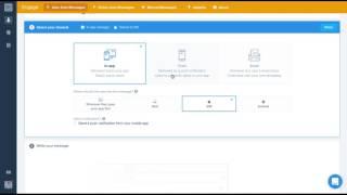 The different Messages Channels in Intercom Engage
