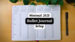 Minimal Bullet Journal for 2025 | Plan with me | Simple & Productive Bullet Journal | DigiLife