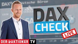 DAX-Check: Hoffnung auf Stabilisierung + Adidas, Bayer, Commerzbank, Rheinmetall, Symrise
