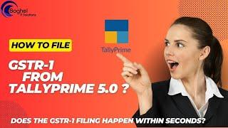 TallyPrime 5.0: How to File GSTR-1 from TallyPrime || BAGHEL IT SOLUTIONS ||