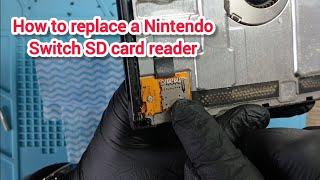 How to replace the SD card reader in a V1/V2 Nintendo Switch