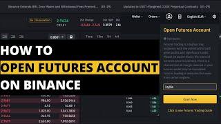 How To Open Futures Account On Binance