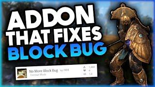 ️ Addon That Fixes Block Bug | Elder Scrolls Online - Firesong