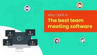 Why Clariti is the top choice for team meeting software | Online meeting platform