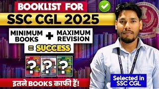 Best Booklist for SSC CGL 2025 | By GOLDEN ASO Sir | 