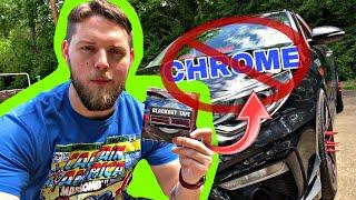 How To Black Out Chrome Trim!! (Blackout Tape)