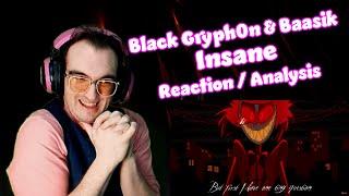 This Universe is SO COOL!! | Insane - Hazbin Hotel - Black Gryph0n & Baasik | Reaction/Analysis