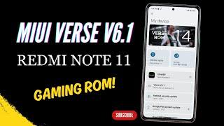 Install MIUI Verse Gaming Custom Rom In Redmi Note 11 || Android 13