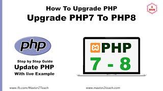 How to update PHP7 to PHP8  -  Step by Step Guide 2022
