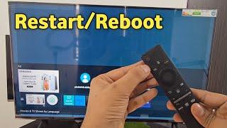 How to Reboot & Restart Samsung Tv ko Reboot kaise kare