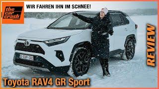 Toyota RAV4 GR Sport im Test (2023) Wir fahren den Hybriden im Schnee! Fahrbericht | Review | HEV