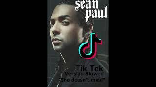 Sean Paul - She Doesn't Mind (Tik Tok Version Slowed)