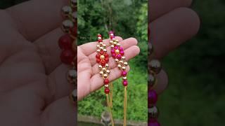 DIY Pearl rakhi #priyazkorner #diy #shorts #rakhimaking