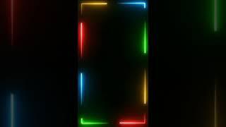 New Neon Light Border _ Kinemaster Background Video effects _ Black Screen _ Green Screen #shorts