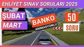 Ehliyet Sınav Soruları 2025 | Şubat, Mart Çıkmış Ehliyet Sorularını Çöz