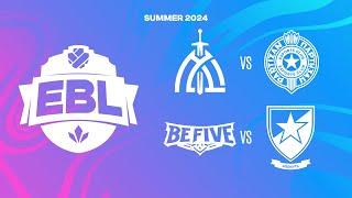 EBL 2024 - Ankora vs Partizan | BeFive vs Crvena zvezda - SUMMER