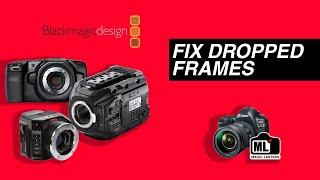 How to Recover and Fix Dropped Frames - RAW CinemaDNG Blackmagic and Magic Lantern