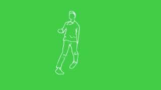 Green screen/mentahan orang menari 2020