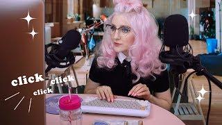 Chatty Reporter Interviews You (ASMR RP soft spoken + keyboard tapping, gum chewing)
