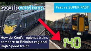 Kent to London with Southeastern Mainline & Highspeed - Which is Best? Class 375 vs Class 395 Review