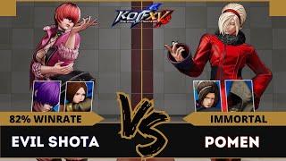 KOFXVEVIL SHOTA (Shermie/Whip/O.Shermie) vs POMEN (Duo Lon/Kukri/Ash)Replay Match - 07/24