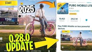 PUBG Lite में 2025 का Update आया| Pubg Lite 0.28.0 Update | Pubg Lite New Update Today | Gameplay