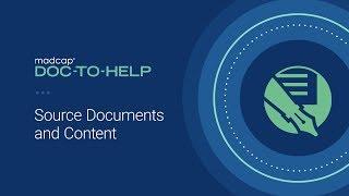 Source Documents Content in Doc-To-Help