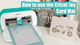 How to use the Cricut Joy Card Mat - Step By Step Tutorial for Beginners