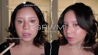 FULL MORNING ROUTINE- Eyebrows, Shower, Hair, & Makeup Routine