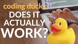 Does Rubber Duck Debugging Actually Work? (coding ducks)