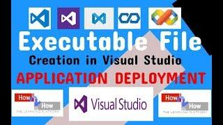 How to create an exe file in c# visual studio(2010,2012,2013,2015,2017) windows form application