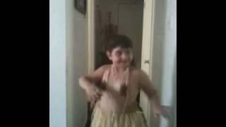 Gypsy girl dancing