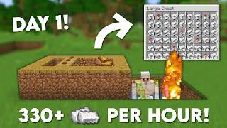 The Easiest IRON Farm in Minecraft - Tutorial 1.21+