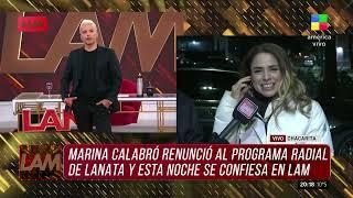  MARINA CALABRÓ: ¿Renunció al programa de JORGE LANATA por ROLANDO BARBANO?