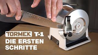 Die ersten Schritte | Tormek T-1 Kitchen Knife Sharpener