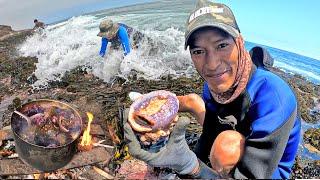 Increíble! Pescador Extrae Mariscos por lugares Arriesgados - Tío Adrián