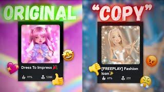 Is this DRESS TO IMPRESS “COPY” OVERHATED? (Fashion Icon) || Roblox drama/rant 2025