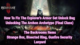 How I Unlocked The Realmwalker Armor Set - Unlocking The Archon Finally! - The Backrooms Items!