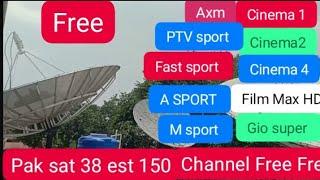 38 est 150 channel  Free Free Sport channel free Free 4 fit c band Dish + 91 9370735574