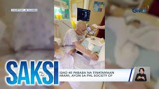 Mga Pilipinong edad 40 pababa na tinatamaan ng cancer, dumarami, ayon sa PHL Society of... | Saksi