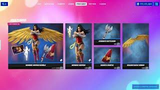 Wonder Woman Bundle & Cosmetics Item Shop Showcase! FORTNITE