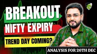 Nifty Prediction & Bank Nifty Analysis For Thursday | Intraday Trading Setup for 26th Dec