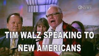 3 HMONG NEWS: TIM WALZ, CANDIDATE FOR GOVERNOR, SPEAKS AT NEW AMERICANS VOTE RALLY EVENT.