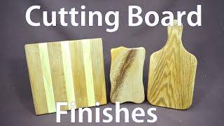 Wood Cutting Board Finishes