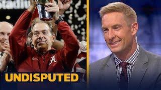 Joel Klatt on Nick Saban: ‘The best college football coach in the history of our sport’ | UNDISPUTED