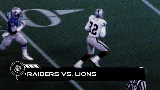 Raiders’ All-Time Memorable Highlights vs. Detroit Lions | NFL