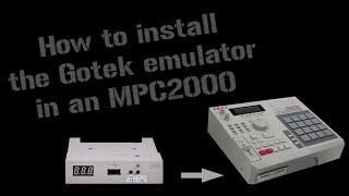 MPC2000 Install - The Gotek Floppy Emulator