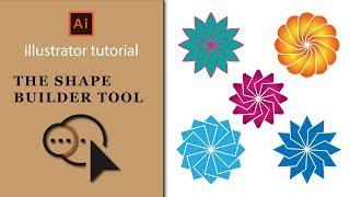 Illustrator Tutorials | How to Use The Shape Builder Tool