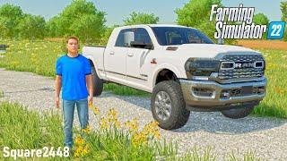 BUYING MY FIRST DIESEL TRUCK! (RAM 2500 CUMMINS) | HOMEOWNER | FARMING SIMULATOR 22