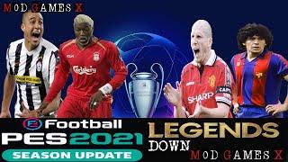   LIVE PES 2021 Legends Patch "Classic patch ModGamesX LEGENDS PATCH V3.2